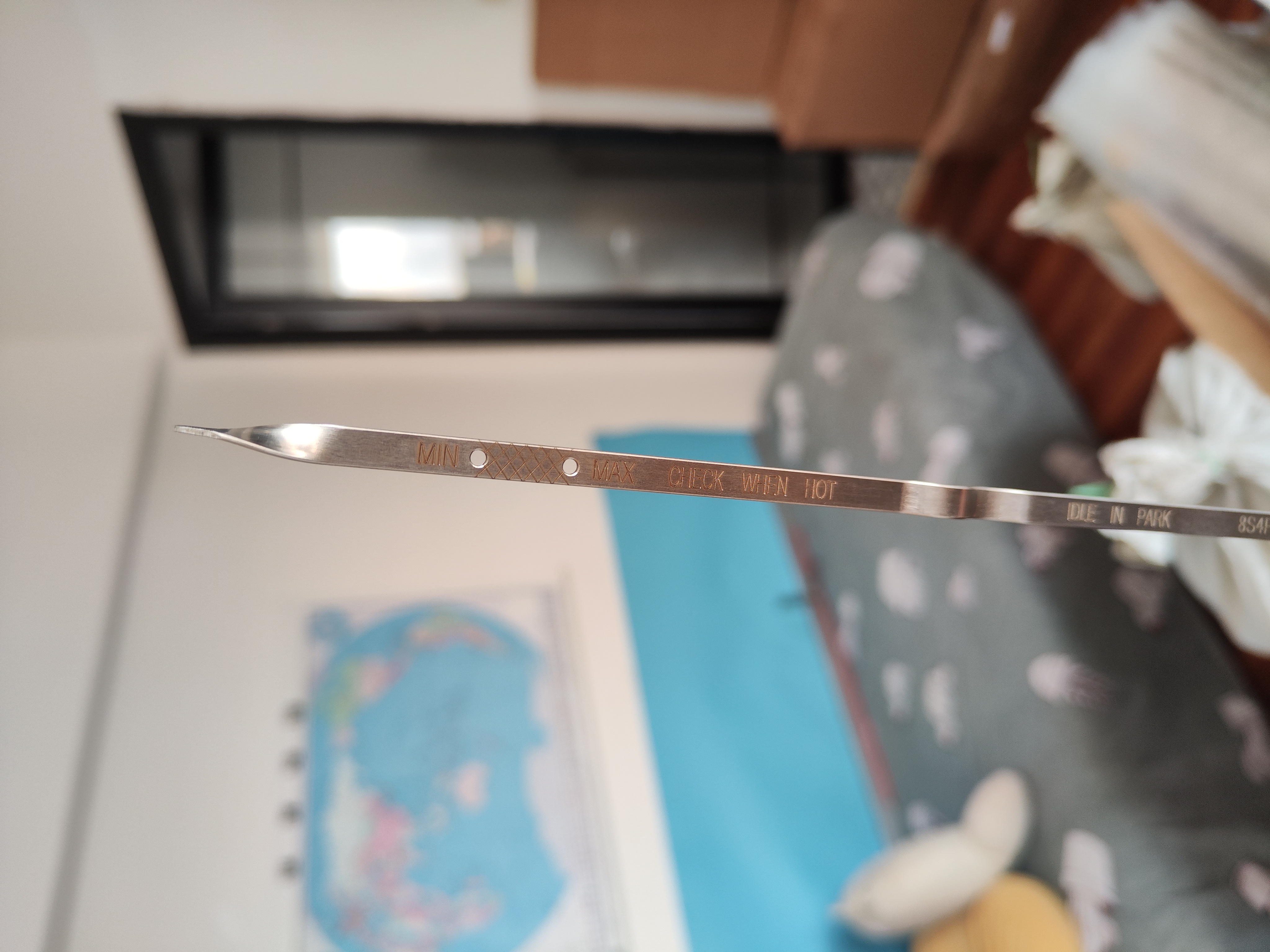 8S4Z-7A020-A High Quality Steel Plastic Automatic Transmission Oil Level Dipstick for Ford Oil Level Tool